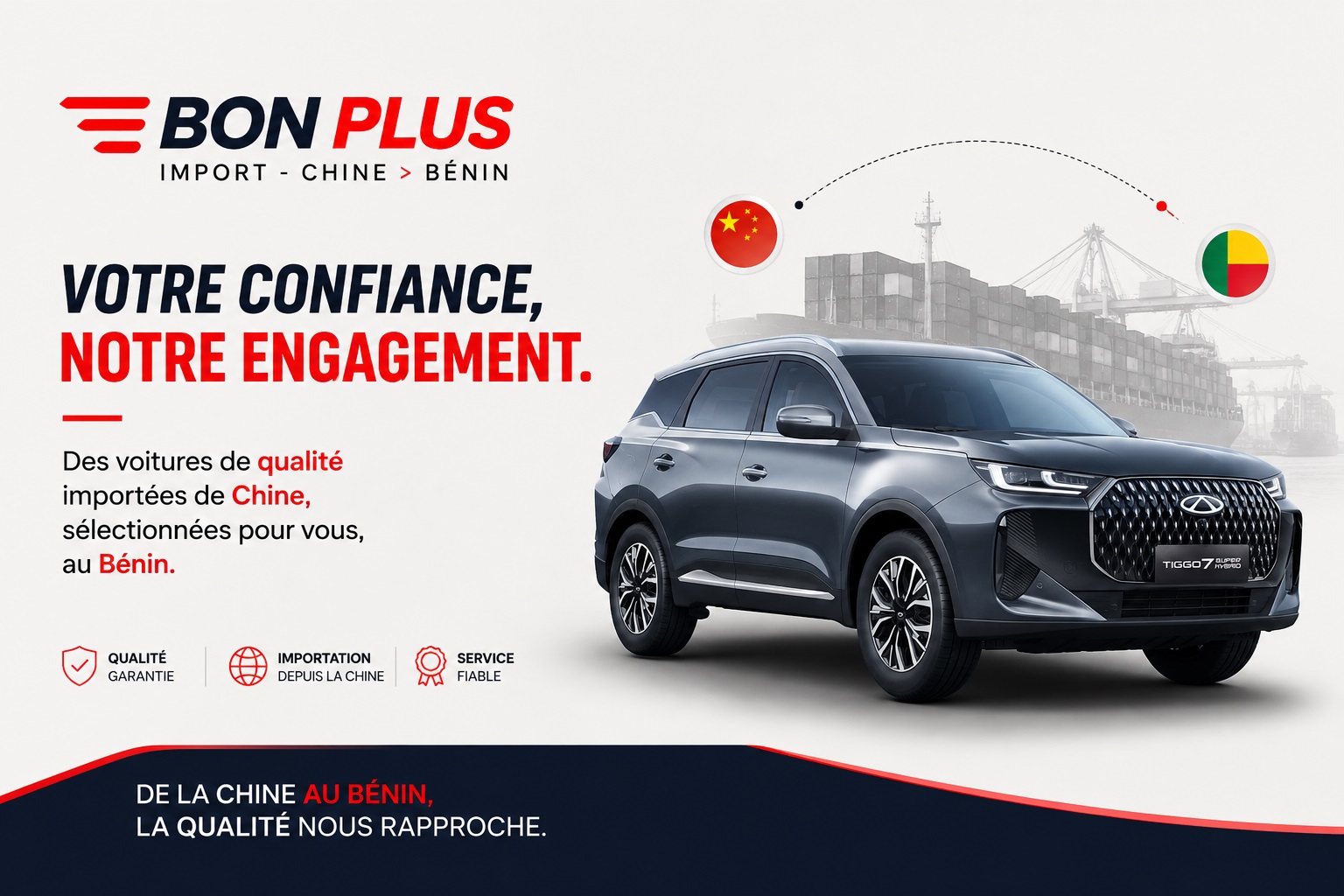Affiche BON PLUS — Notre engagement